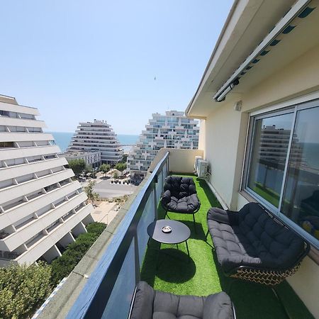 Appartement Lumineux Avec Vue Sur Mer A 50 M De La Plage Et Du Centre 라그랑모트 외부 사진