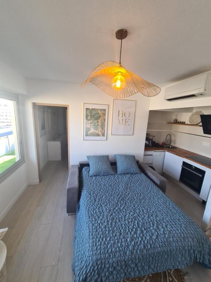 Appartement Lumineux Avec Vue Sur Mer A 50 M De La Plage Et Du Centre 라그랑모트 외부 사진