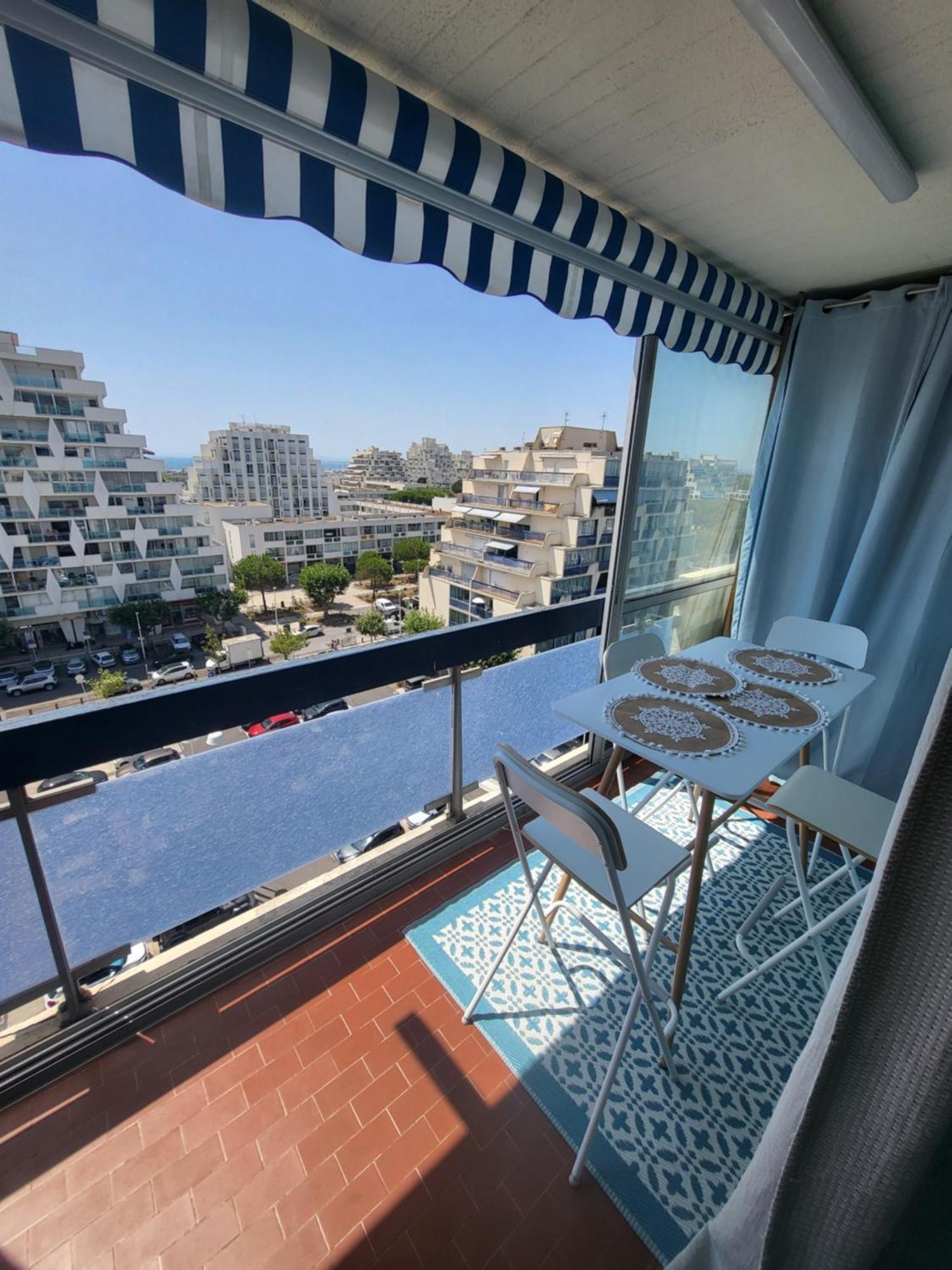 Appartement Lumineux Avec Vue Sur Mer A 50 M De La Plage Et Du Centre 라그랑모트 외부 사진